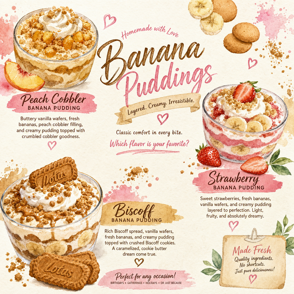 Banana Pudding Bowls